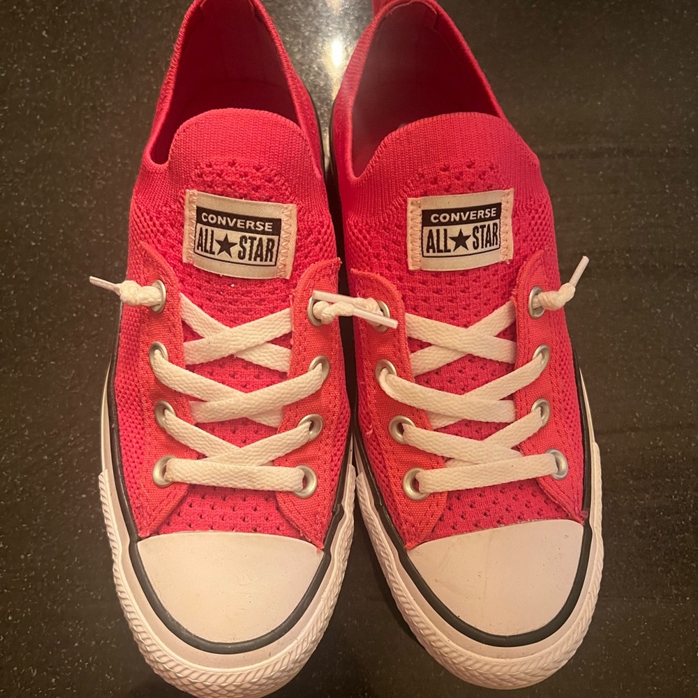 Converse Vibrant Pink All Star Sneakers
